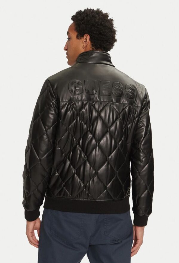 Guess Μπόμπερ Μπουφάν Μαύρο Regular Fit - Image 3