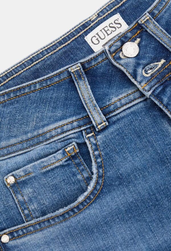 Guess Τζιν Shape Up Skinny Μπλέ Ανοιχτό - Image 7