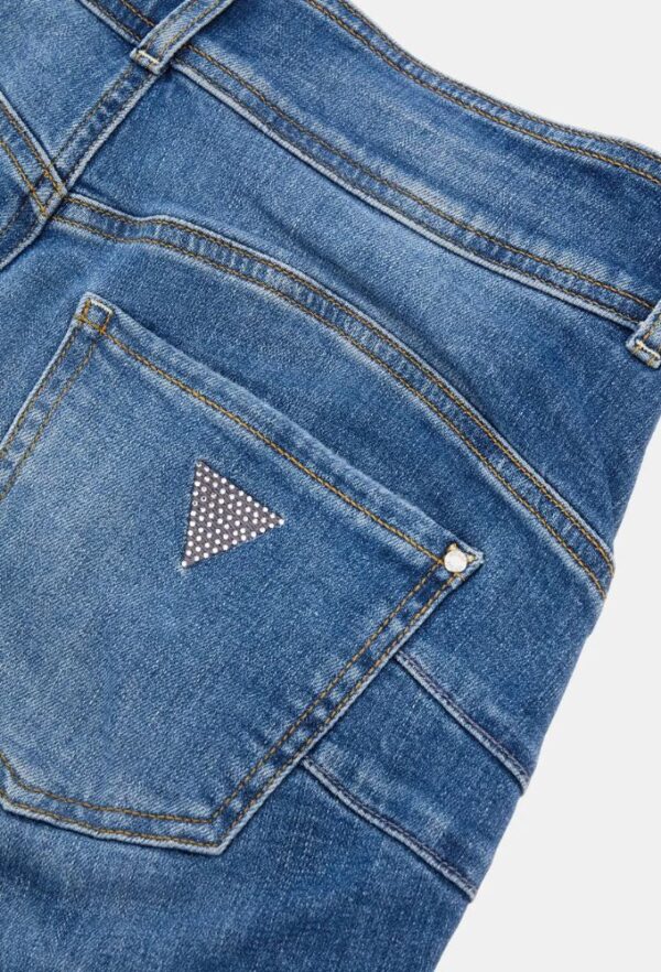 Guess Τζιν Shape Up Skinny Μπλέ Ανοιχτό - Image 5