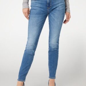 Guess Τζιν Shape Up Skinny Μπλέ Ανοιχτό
