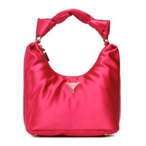 Guess Τσαντάκι Satin Velina Χειρός Φούξια