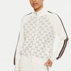 Liu Jo Sport Ζακέτα Λευκή Regular Fit