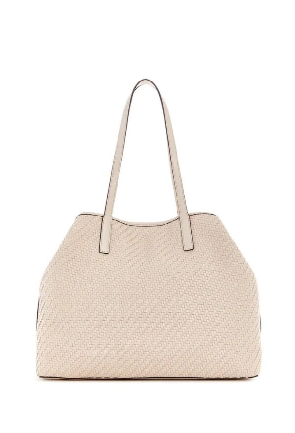 Guess Τσάντα Ώμου Shopper Μπεζ Vikky - Image 2