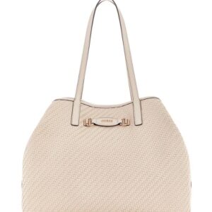 Guess Τσάντα Ώμου Shopper Μπεζ Vikky