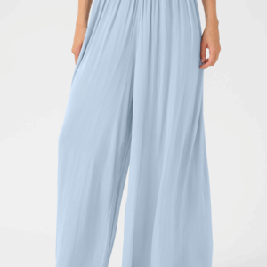 Kaffe KAallie Γαλάζιο Παντελόνι Relaxed Fit