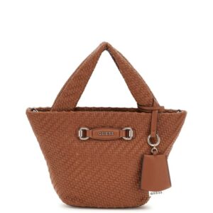 Guess Γυναικεία Τσάντα Tote Χειρός Καφέ