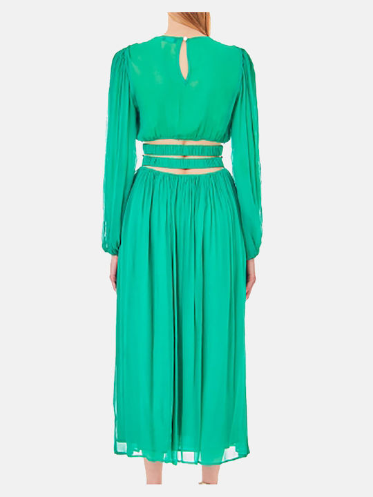 Liu Jo Midi Βραδινό Φόρεμα Πράσινο - Image 2