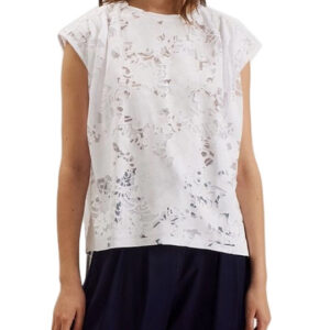 Ted Baker Γυναικείο Crop Top Αμάνικο Λευκό