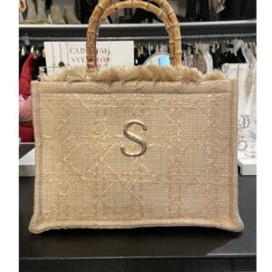 Sorena Handmade Aelia Medium Τσάντα Tote Χειρός Natural Μπεζ