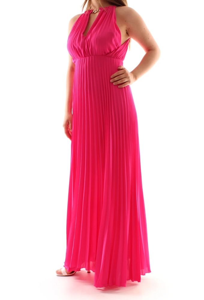 Liu Jo Maxi Βραδινό Φόρεμα Φούξια - Image 3