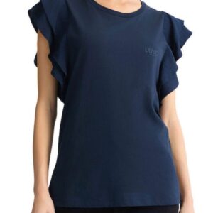Liu Jo Γυναικείο T-shirt Navy Μπλε