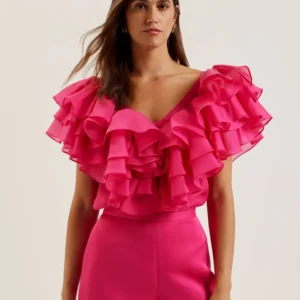 Ted Baker Γυναικείο Τοπ Calonda Φούξια