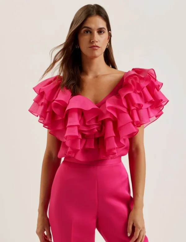 Ted Baker Γυναικείο Τοπ Calonda Φούξια