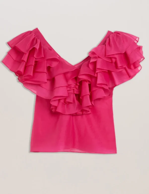 Ted Baker Γυναικείο Τοπ Calonda Φούξια - Image 6