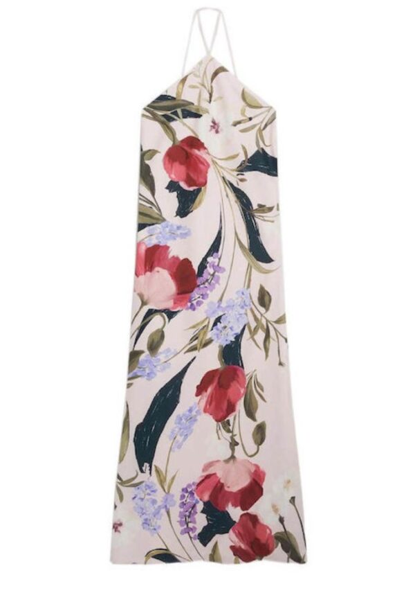 Ted Baker Maxi Φόρεμα για Γάμο / Βάπτιση Ροζ Floral - Image 5