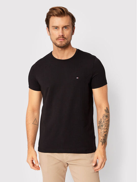 Tommy Hilfiger Core Μπλούζα Κοντομάνικη Μαύρη