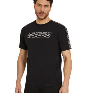 Guess T-shirt Μαύρο