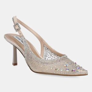 Steve Madden Γόβες Mπεζ-Χρυσό με Πέτρες