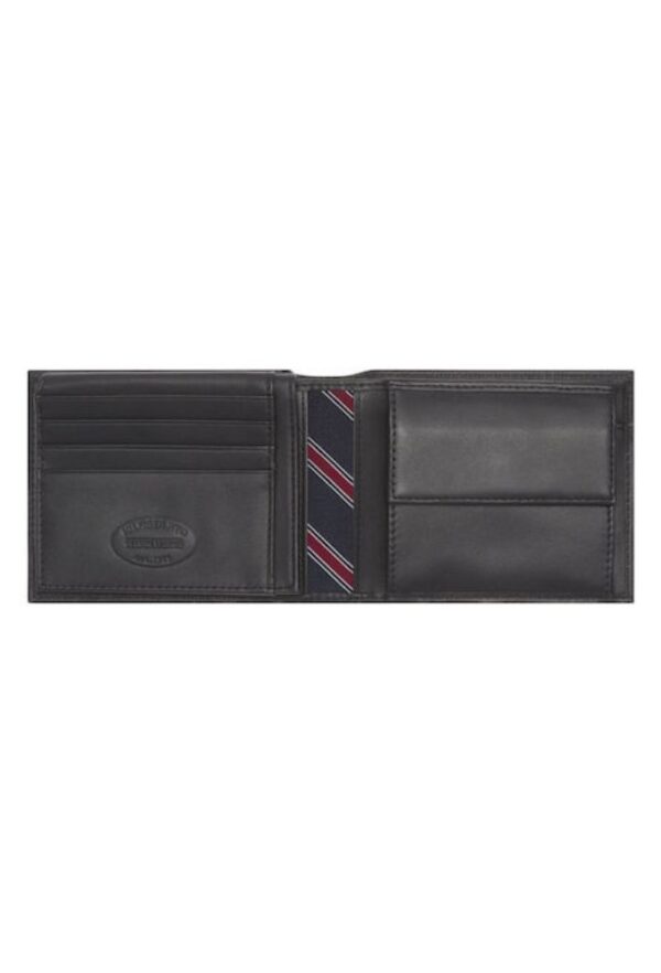 Tommy Hilfiger Mesh Flap Δερμάτινο Ανδρικό Πορτοφόλι Μαύρο - Image 4