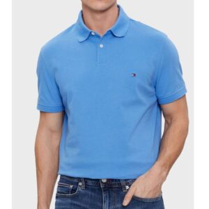 Tommy Hilfiger 1985 Polo Μπλούζα Κοντομάνικη Γαλάζια