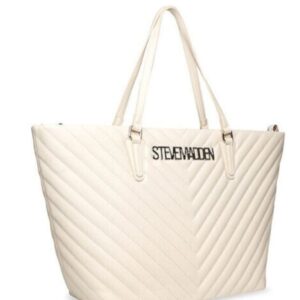 Steve Madden Γυναικεία Τσάντα Tote Χειρός Εκρού
