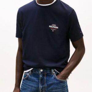 Tommy Hilfiger Crew Neck T-shirt Navy Blue